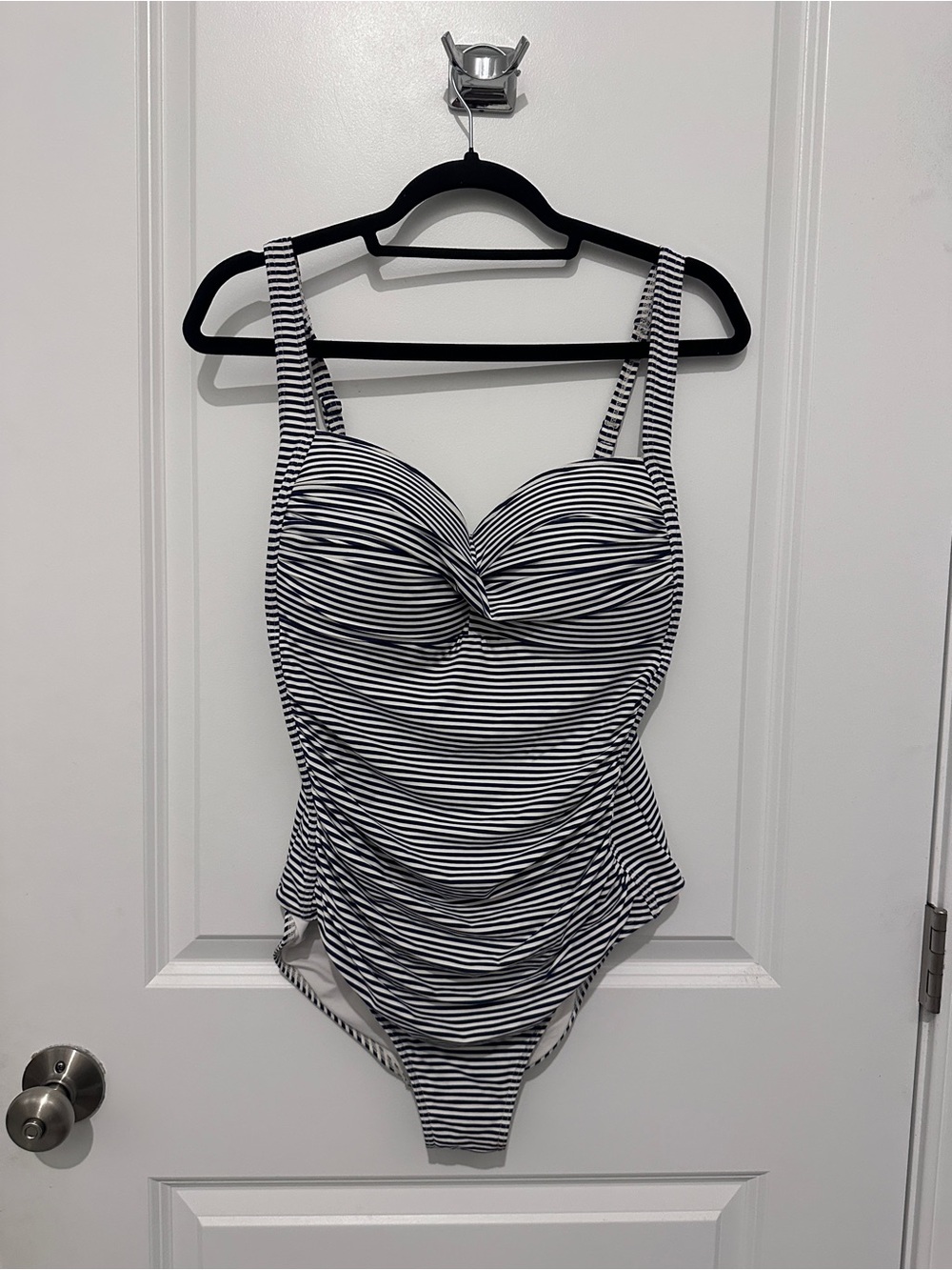 Nip Tuck Swim Sorrento Stripe Joanne One-Piece Size 12